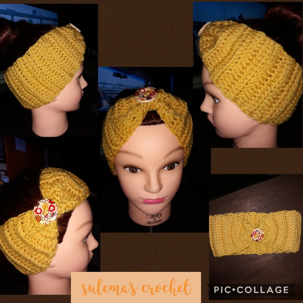 Handmade earwarmer. - Picture 3 of 3